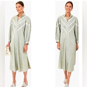Tuckernuck Pomander Place Laurel Green Jolene Midi Dress